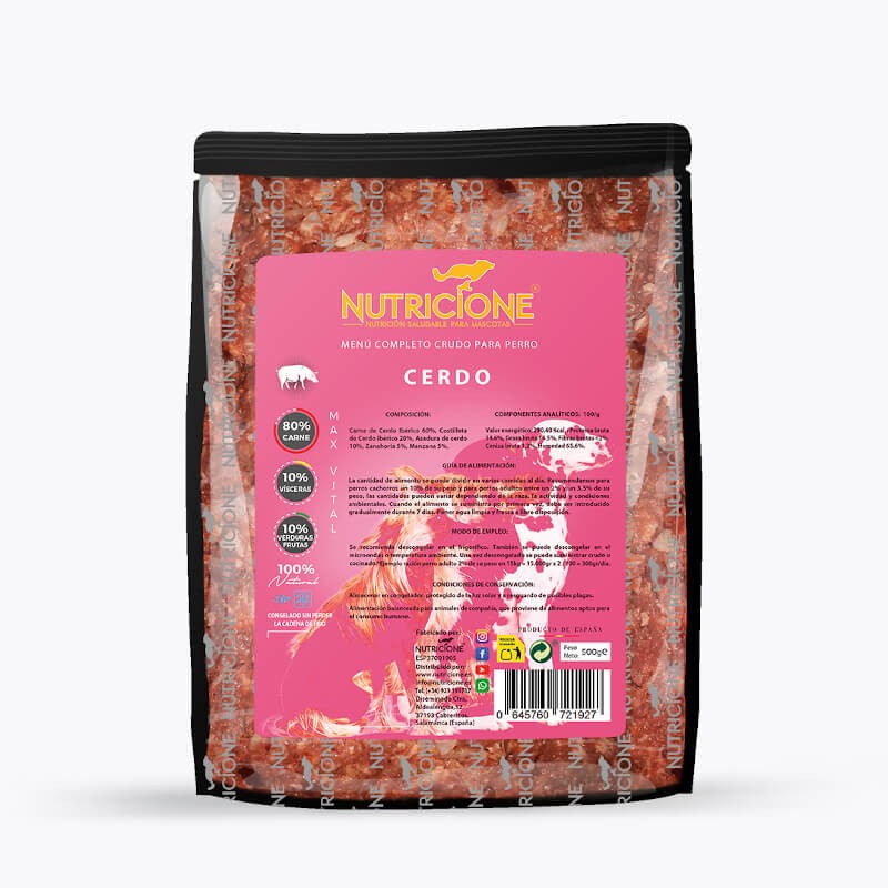 Nutricione - Menú de Cerdo