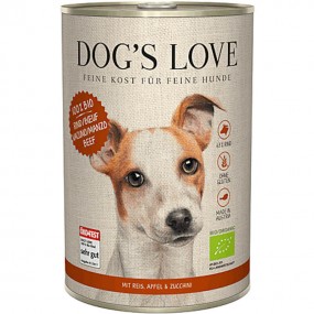 Dog's Love Eco - Vacuno con Arroz, Manzana y Calabacín
