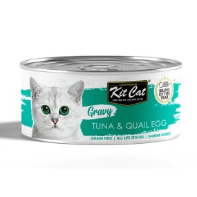 Kit Cat - Lata Gravy - Atún con Huevo de Codorniz