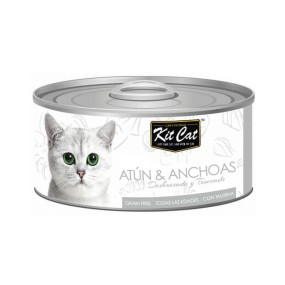 Kit Cat - Lata en Gelatina - Atún con Anchoas