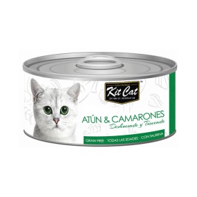 Kit Cat - Lata en Gelatina - Atún con Camarones