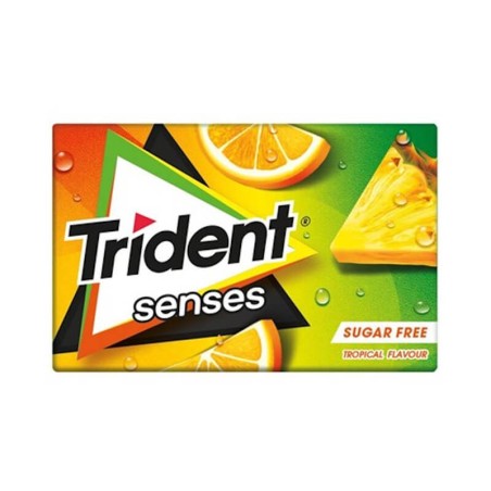 Trident Senses - Sugar Free - Tropical Mix Flavour