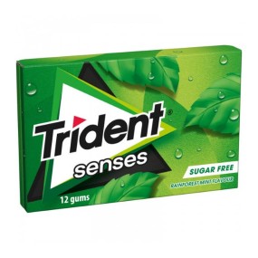 Trident Senses - Sugar Free - Rainforest Mint Flavour