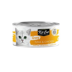 Kit Cat - Lata Gravy - Atún con Pollo