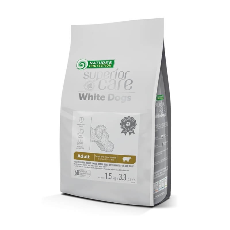 Nature's Protection - White Dog - Adult Small Breed Cordero 4Kg