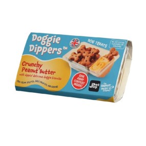 Doggie Dippers Tray 100g Crunchy Peanut Butter