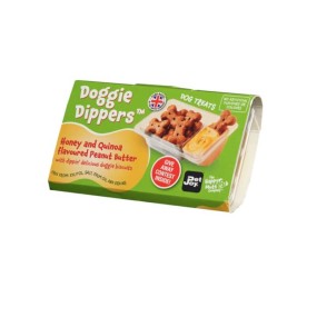 Doggie Dippers Tray 100g Honey and Quinoa