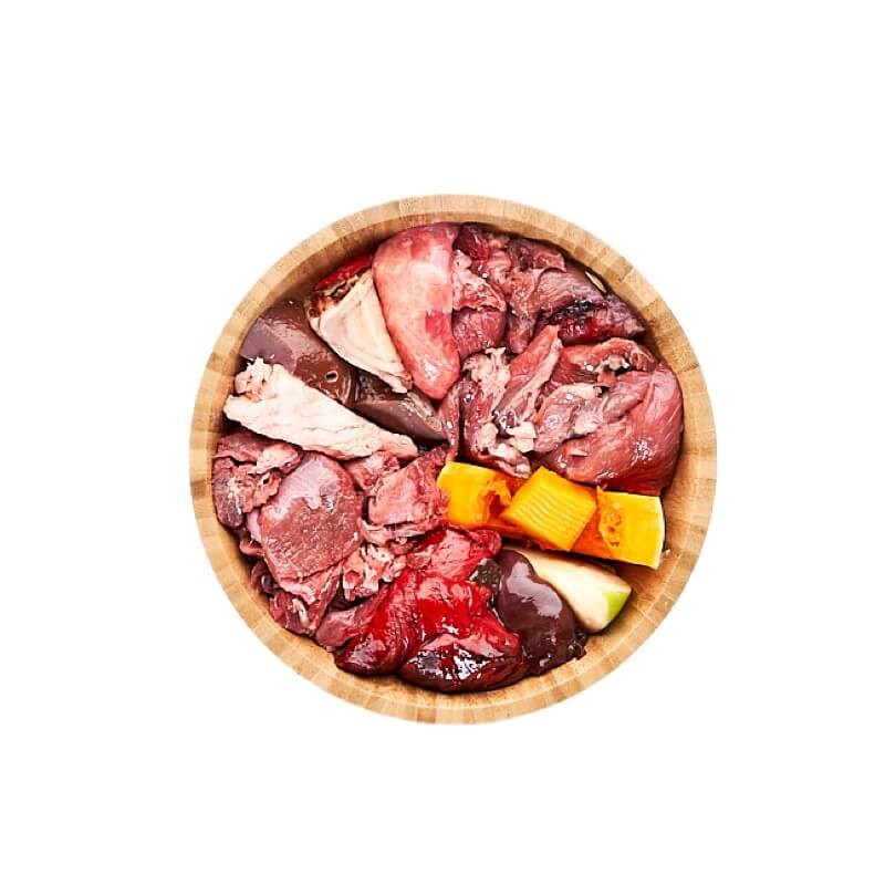 Squeaky foods - Menú de Ciervo, Ternera, Verduras y Frutas