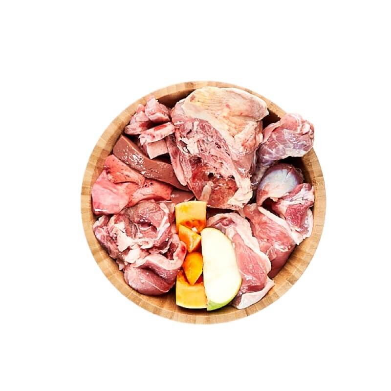 Squeaky Foods - Menú de Pato, Cordero, Verduras y Frutas