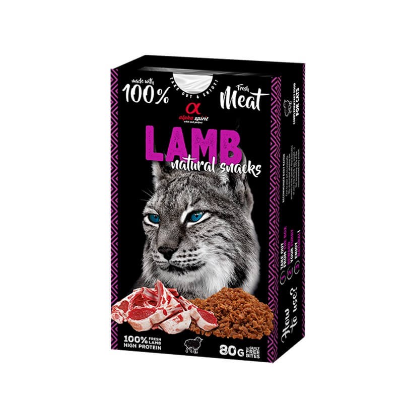 Alpha Spirit - Snack de Cordero para gatos