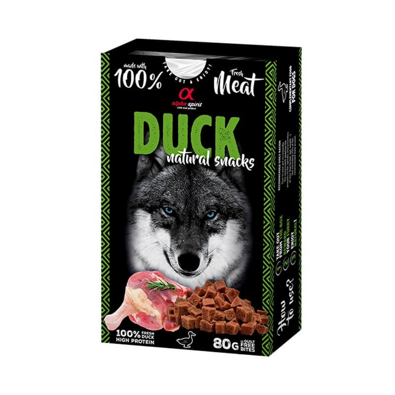 Alpha Spirit - Snack de Pato para perros