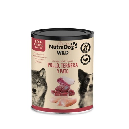 NutraDog Wild - Pollo, Ternera y Pato