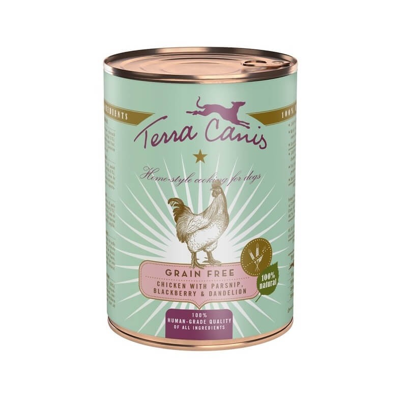Terra Canis - Grain Free - Pollo con Chirivía, Mora y Diente de León