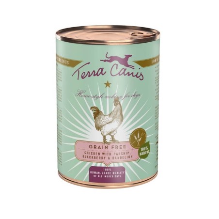 Terra Canis - Grain Free - Pollo con Chirivía, Mora y Diente de León