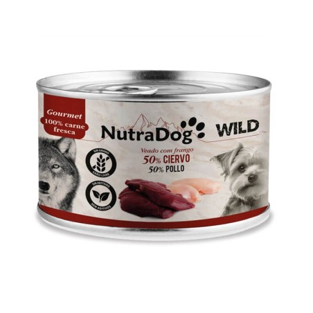 NutraDog Wild - Gourmet 50% ciervo y 50% pollo 400gr