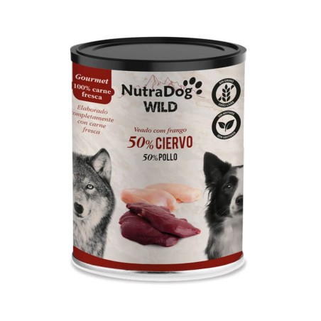 NutraDog Wild - Gourmet 50% ciervo y 50% pollo 400gr