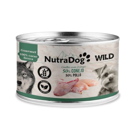 NutraDog Wild - Gourmet 50% pavo y 50% pollo 200gr
