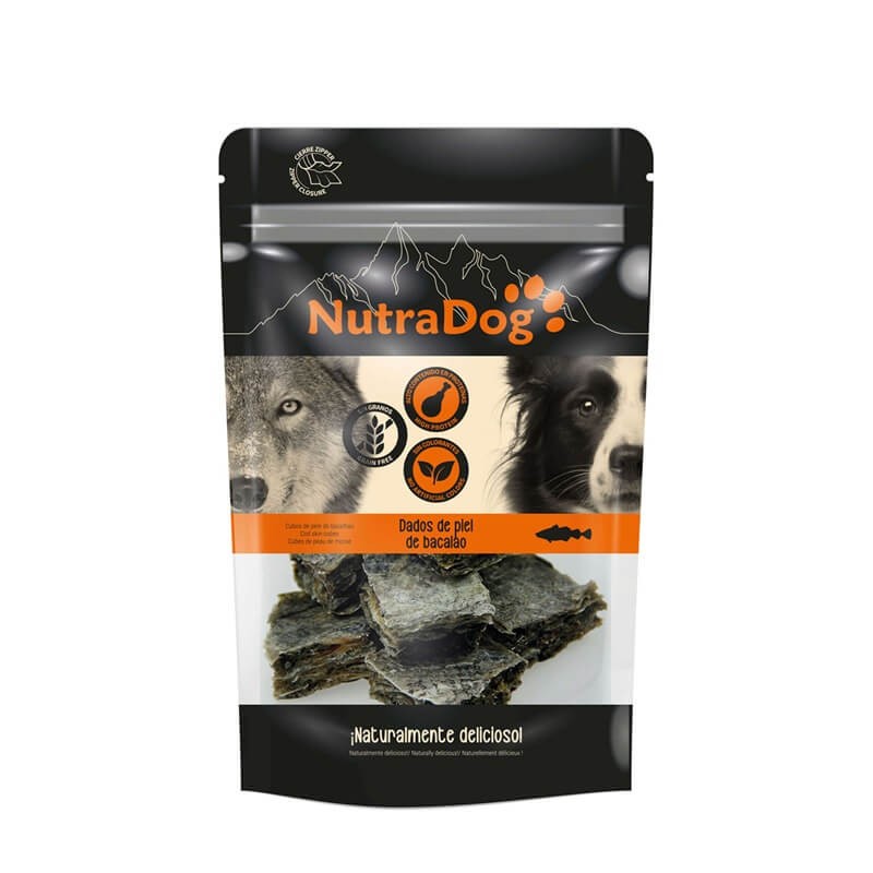 Nutradog - Dados de piel de bacalao