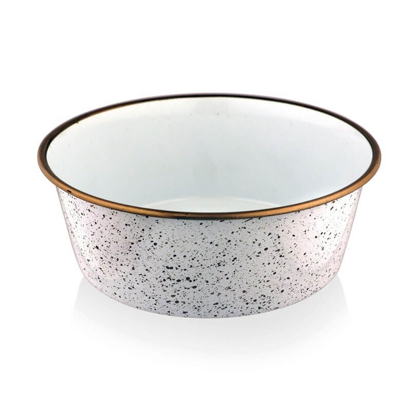 Premier Dog - Comedero de acero antideslizante beige 0,5L/14cm