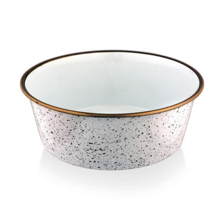 Premier Dog - Comedero de acero antideslizante beige 1,75L/20cm