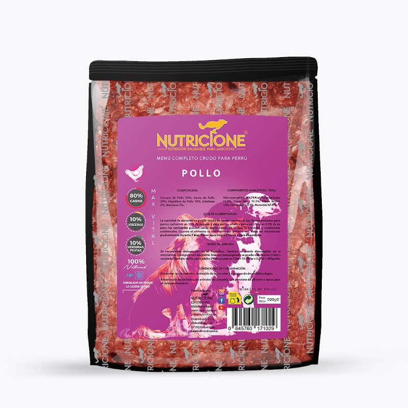 Nutricione - Menú de Pollo 1Kg