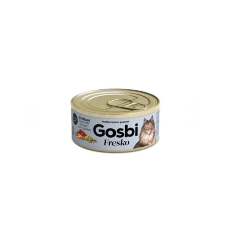 Gosbi - Fresko Sterilized - Ternera con Pollo y Verduras