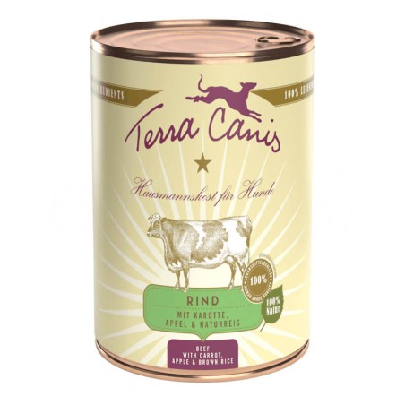 Terra Canis - Classic - Buey con Zanahoria, Manzana y Arroz Integral