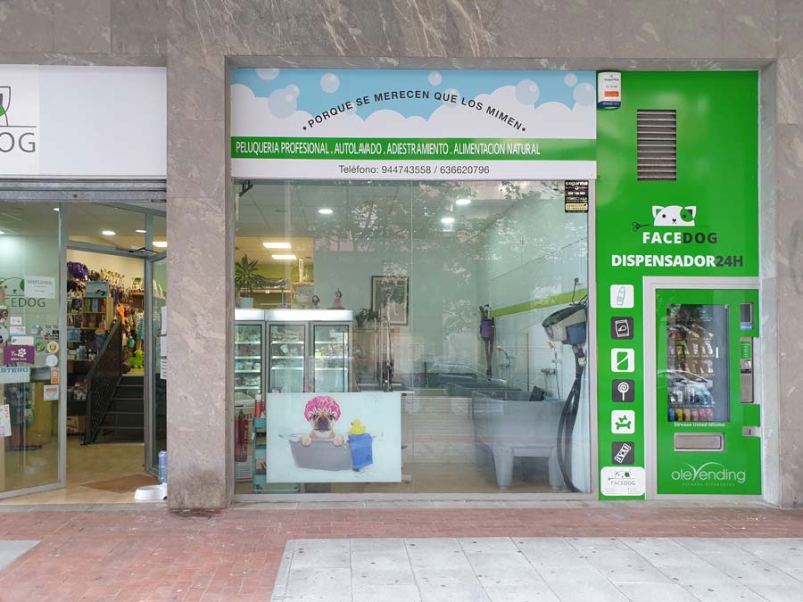 Servicio de vending ofrecido por Facedog Bilbao
